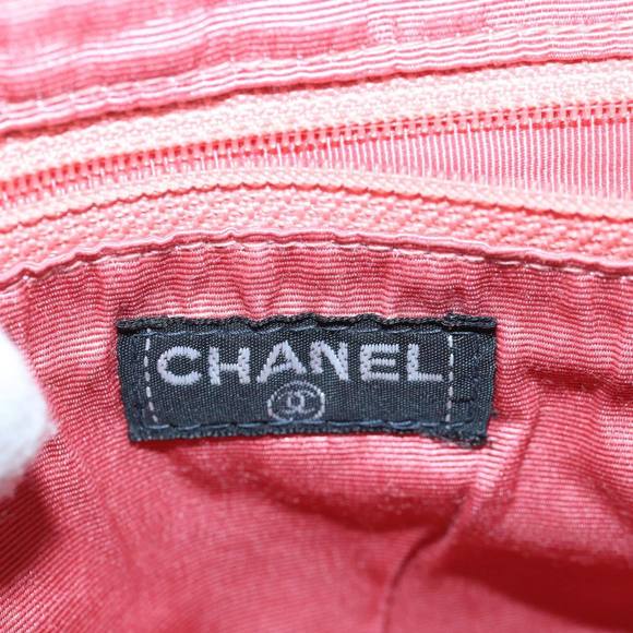 CHANEL Choco Bar Chain Hand Bag Suede Orange CC Auth bs16570 - Picture 16 of 16